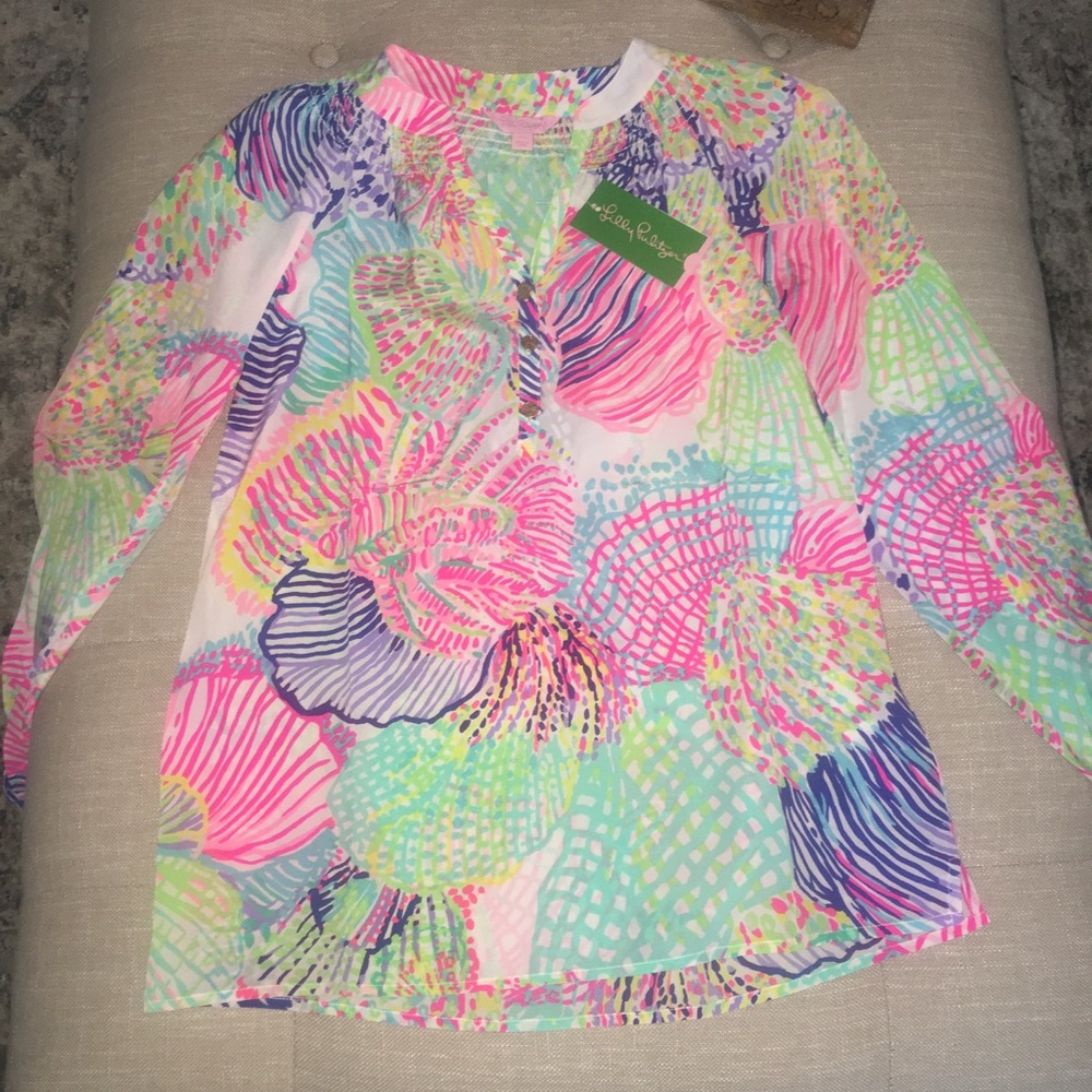 Lilly Pulitzer Roar of the Seas Elsa Top